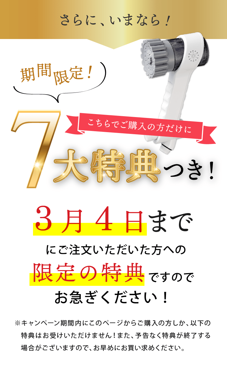 7大特典つき